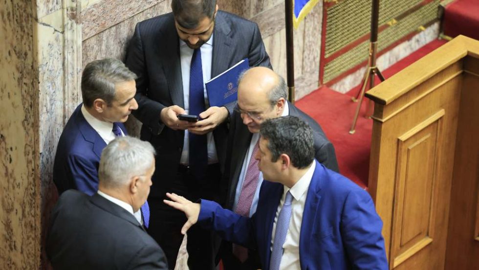 Κυριάκος Μητσοτάκης- Κωστής Χατζηδάκης- Παυλος Μαρινάκης